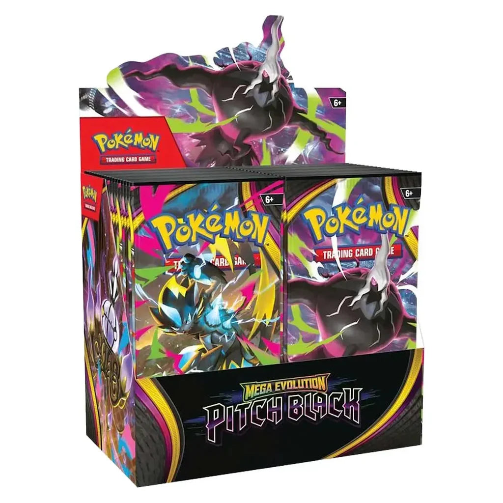 Pokémon TCG Mega Evolution Pitch Black Booster Box Display product image 1, provided for visual reference and product detail