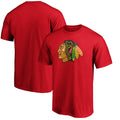 Chicago Blackhawks Red Primary Logo T-Shirt product image 1, provided for visual reference and product detail review