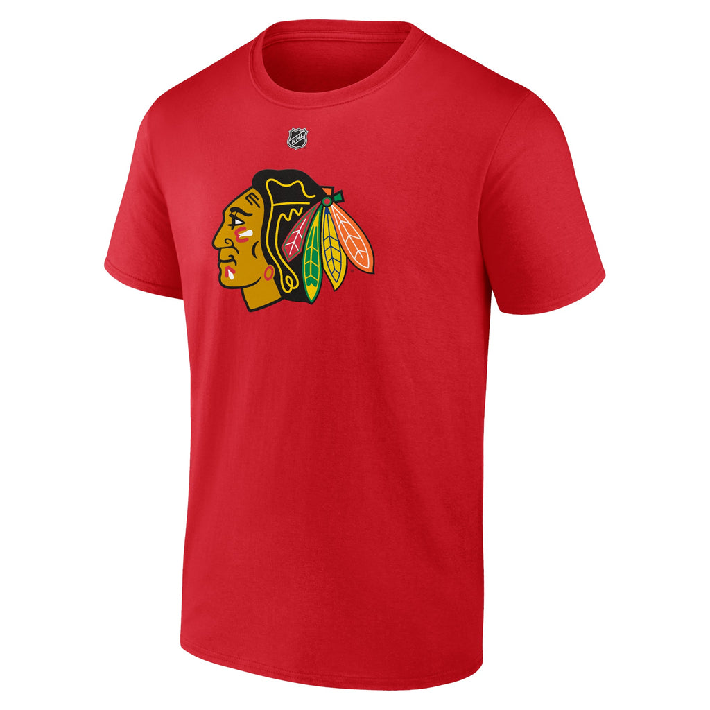 Connor Bedard #98 Chicago Blackhawks Red T-Shirt product image 2, provided for visual reference and product detail review