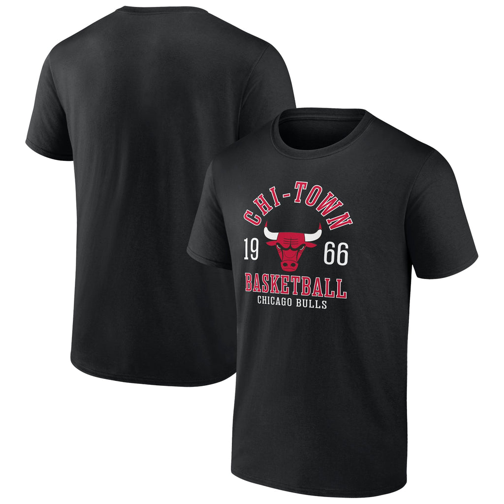 Chicago Bulls Iconic The Extras Black T-Shirt product image 1, provided for visual reference and product detail review