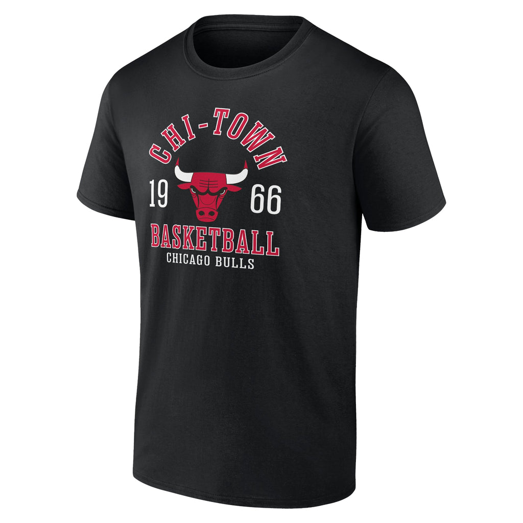 Chicago Bulls Iconic The Extras Black T-Shirt product image 2, provided for visual reference and product detail review