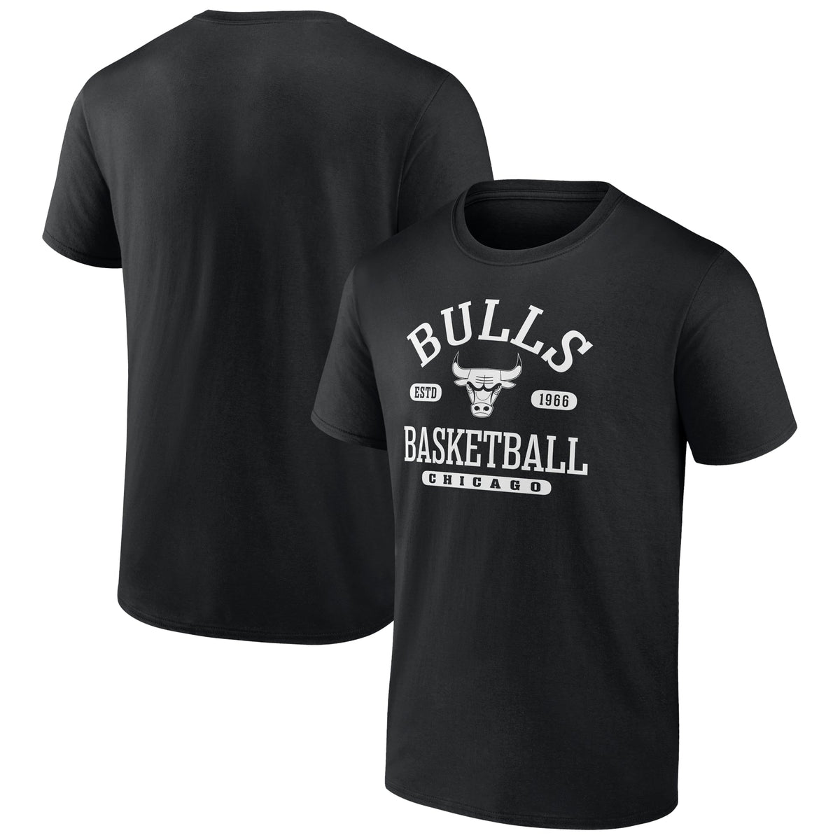 Chicago Bulls Black/White Play Calling T-Shirt product image 1, provided for visual reference and product detail review