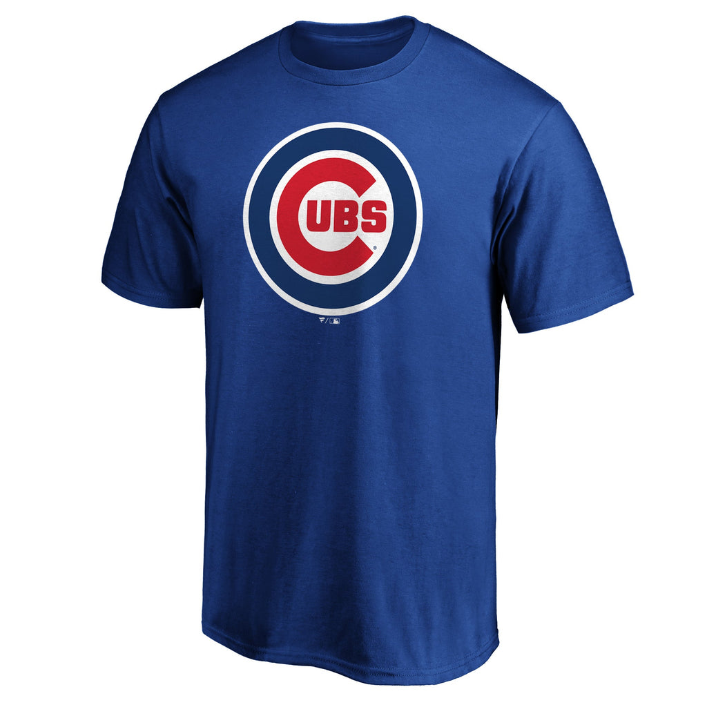 Chicago Cubs Official Logo Royal Men T-Shirt product image 2, provided for visual reference and product detail review