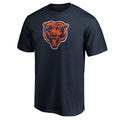Chicago Bears Navy Bear Head T-Shirt product image 1, provided for visual reference and product detail review