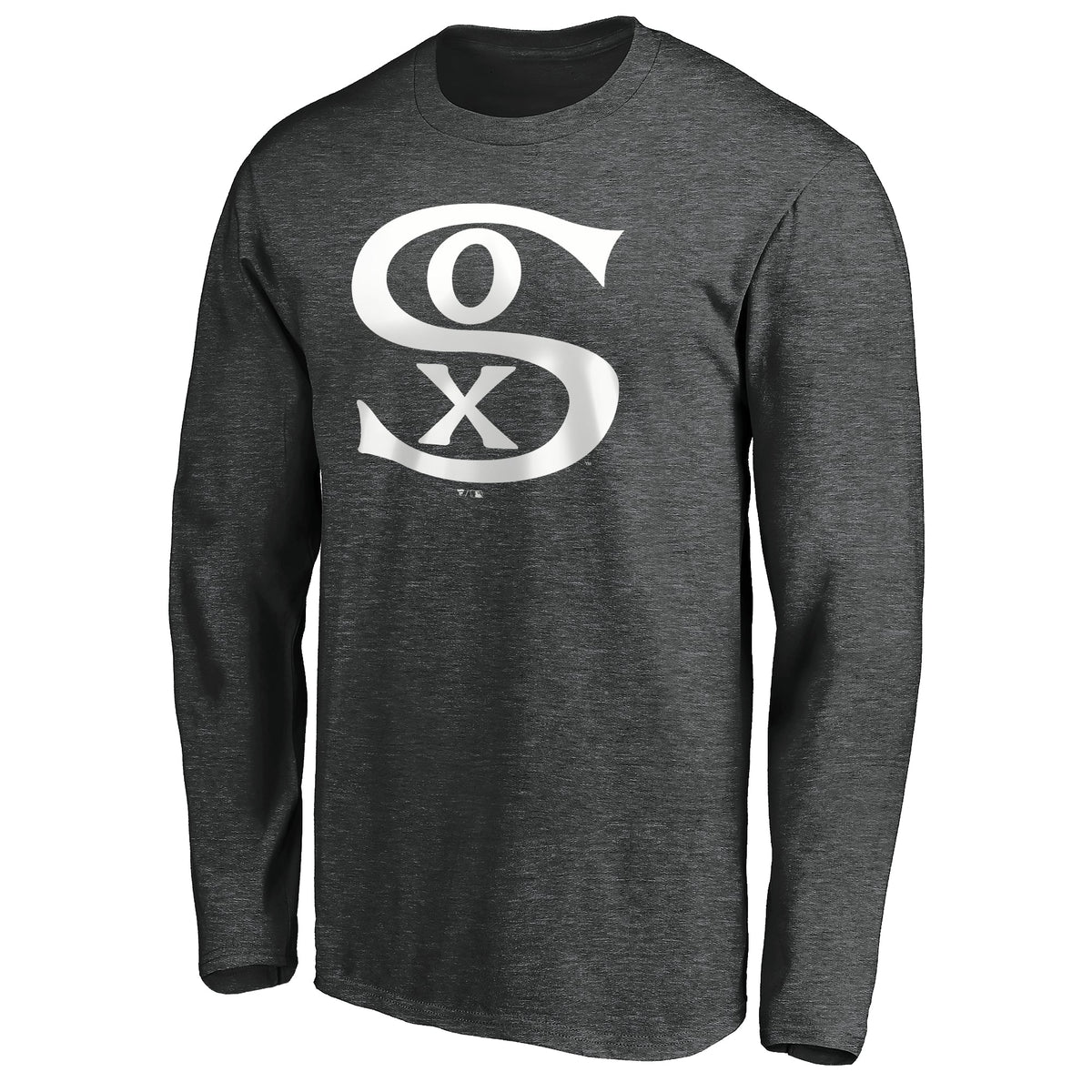 Chicago White Sox 1917 Logo Vintage Long Sleeve T-Shirt - Grey product image 1, provided for visual reference and product