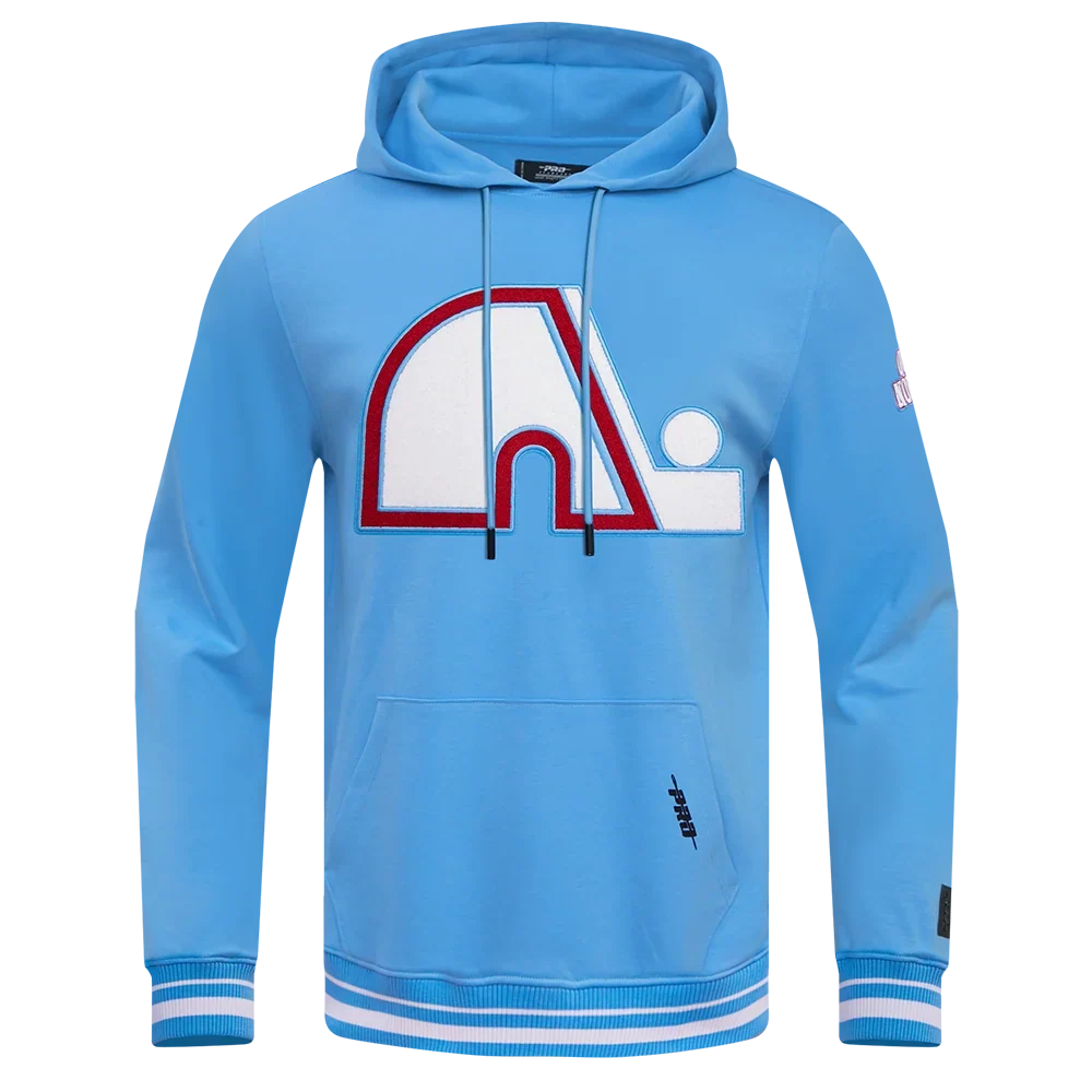Quebec Nordiques NHL Pro Standard Men Light Blue Retro Classic Pullover Hoodie product image 1, provided for visual