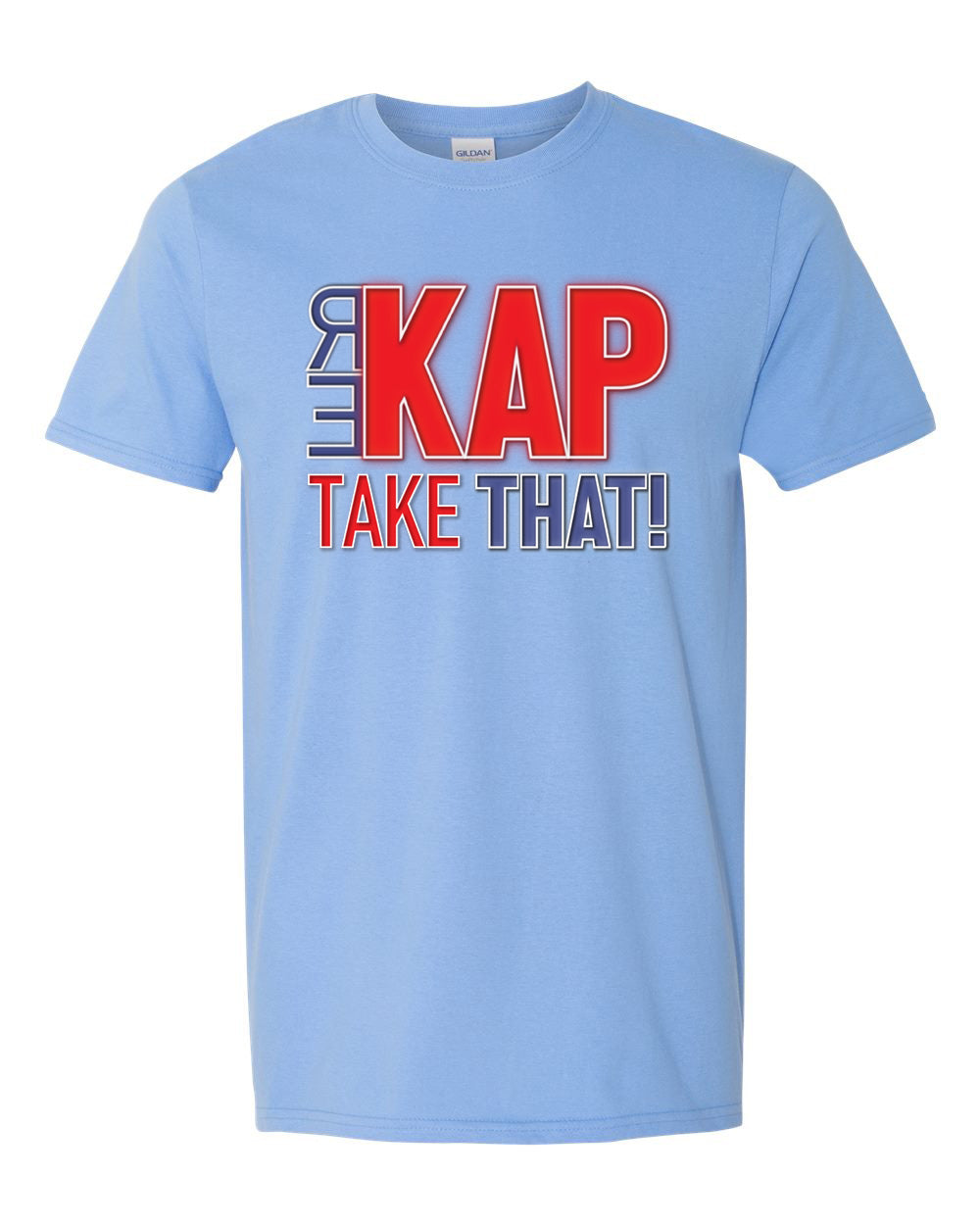 David Kaplan REKAP Take That! - Light Blue T-Shirt product image 1, provided for visual reference and product detail review