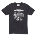 Chicago Stadium Black Brass Tacks 2 T-Shirt product image 1, provided for visual reference and product detail review
