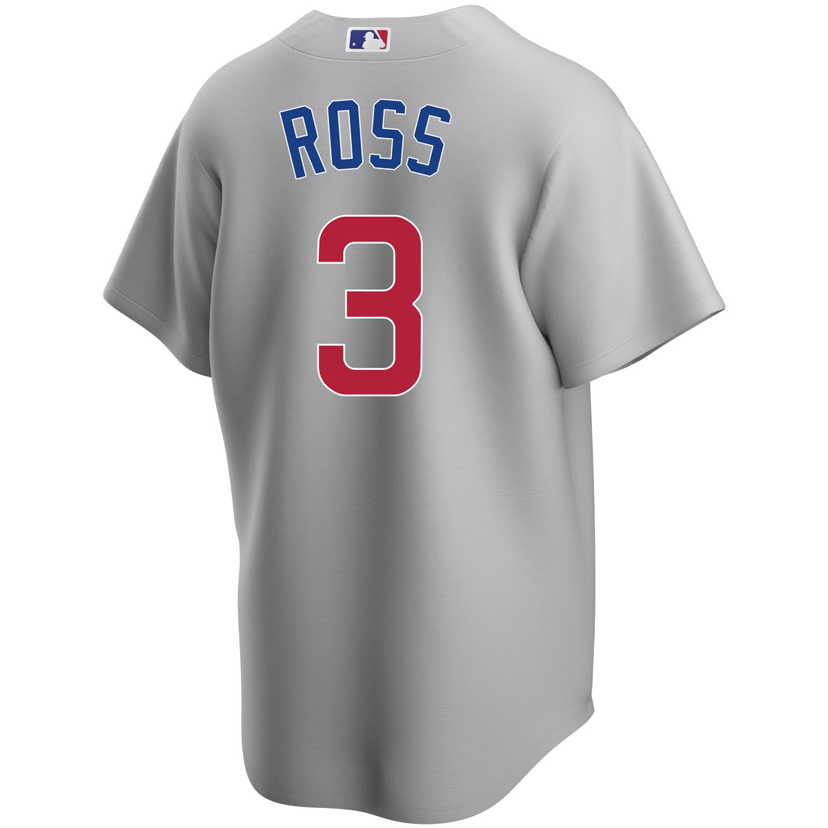 David Ross Chicago Cubs Road Gray Men Replica Jersey product image 2, provided for visual reference and product detail review