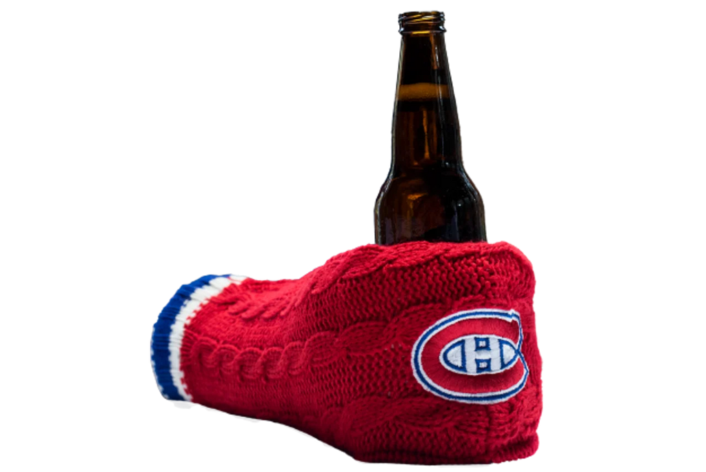 Montreal Canadiens NHL Hockey Sockey Red Koozie product image 4, provided for visual reference and product detail review