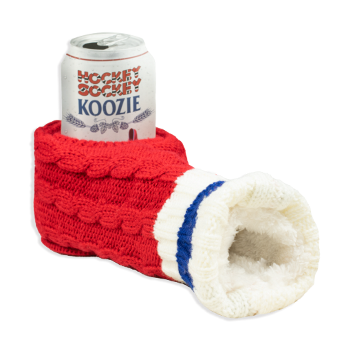 Montreal Canadiens NHL Hockey Sockey Red Koozie product image 2, provided for visual reference and product detail review