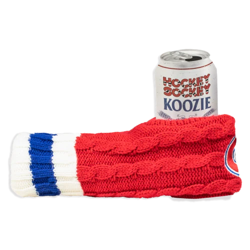 Montreal Canadiens NHL Hockey Sockey Red Koozie product image 3, provided for visual reference and product detail review