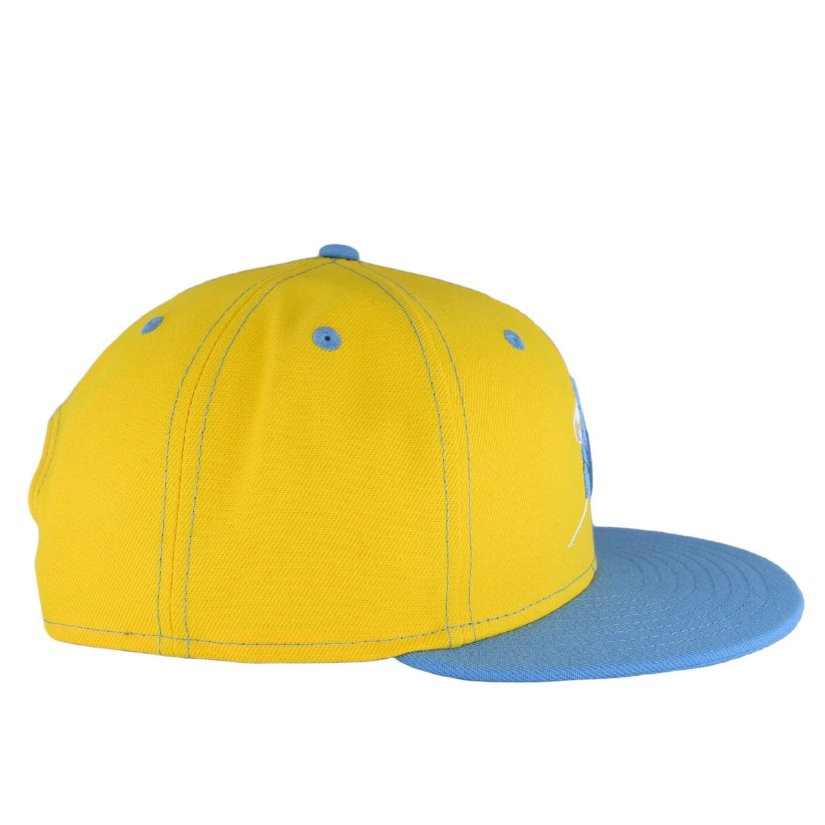 Chicago Sky Yellow/Radiant Blue New Era Snapback Hat product image 4, provided for visual reference and product detail review