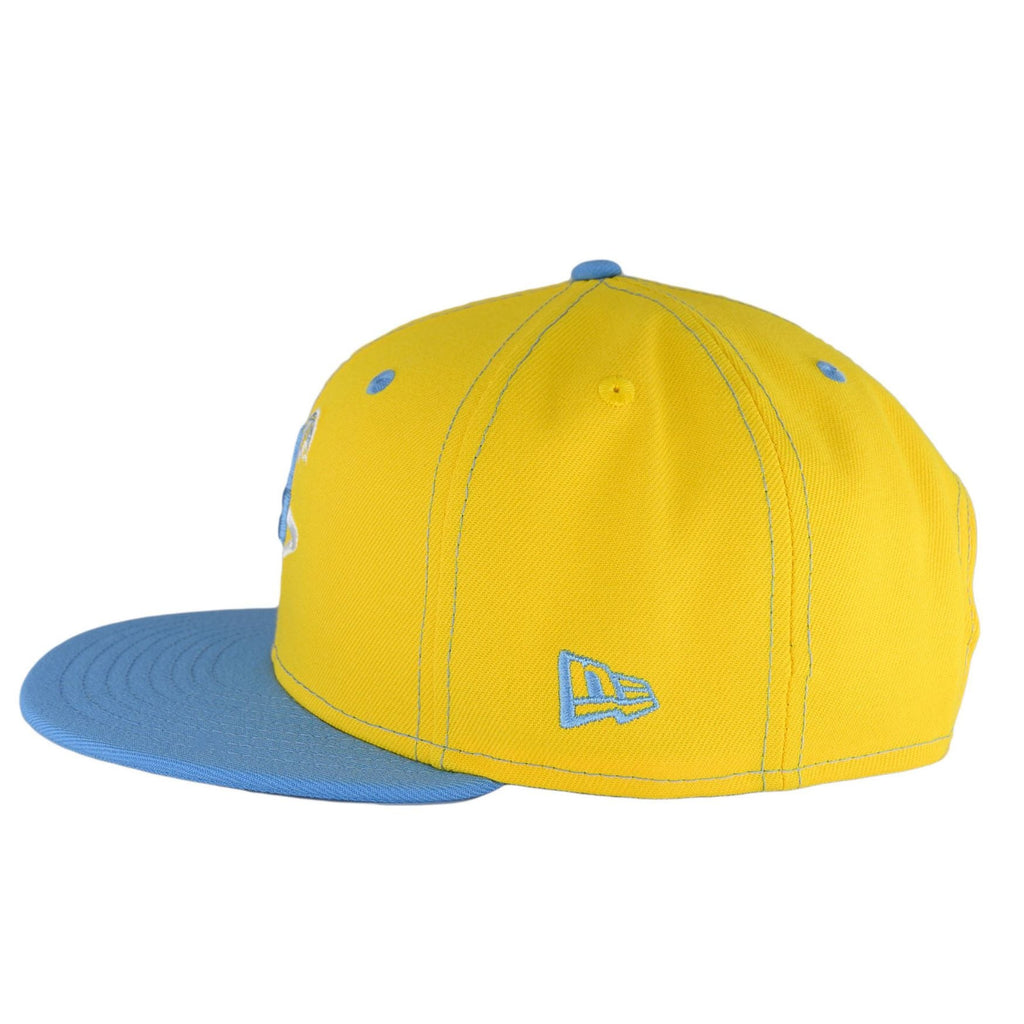 Chicago Sky Yellow/Radiant Blue New Era Snapback Hat product image 5, provided for visual reference and product detail review