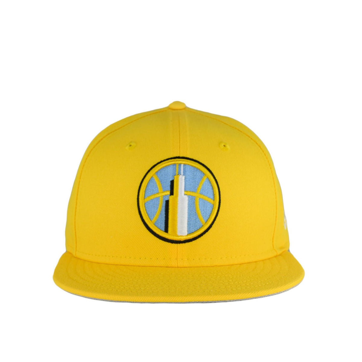 Chicago Sky Yellow OTC New Era Snapback Hat product image 2, provided for visual reference and product detail review