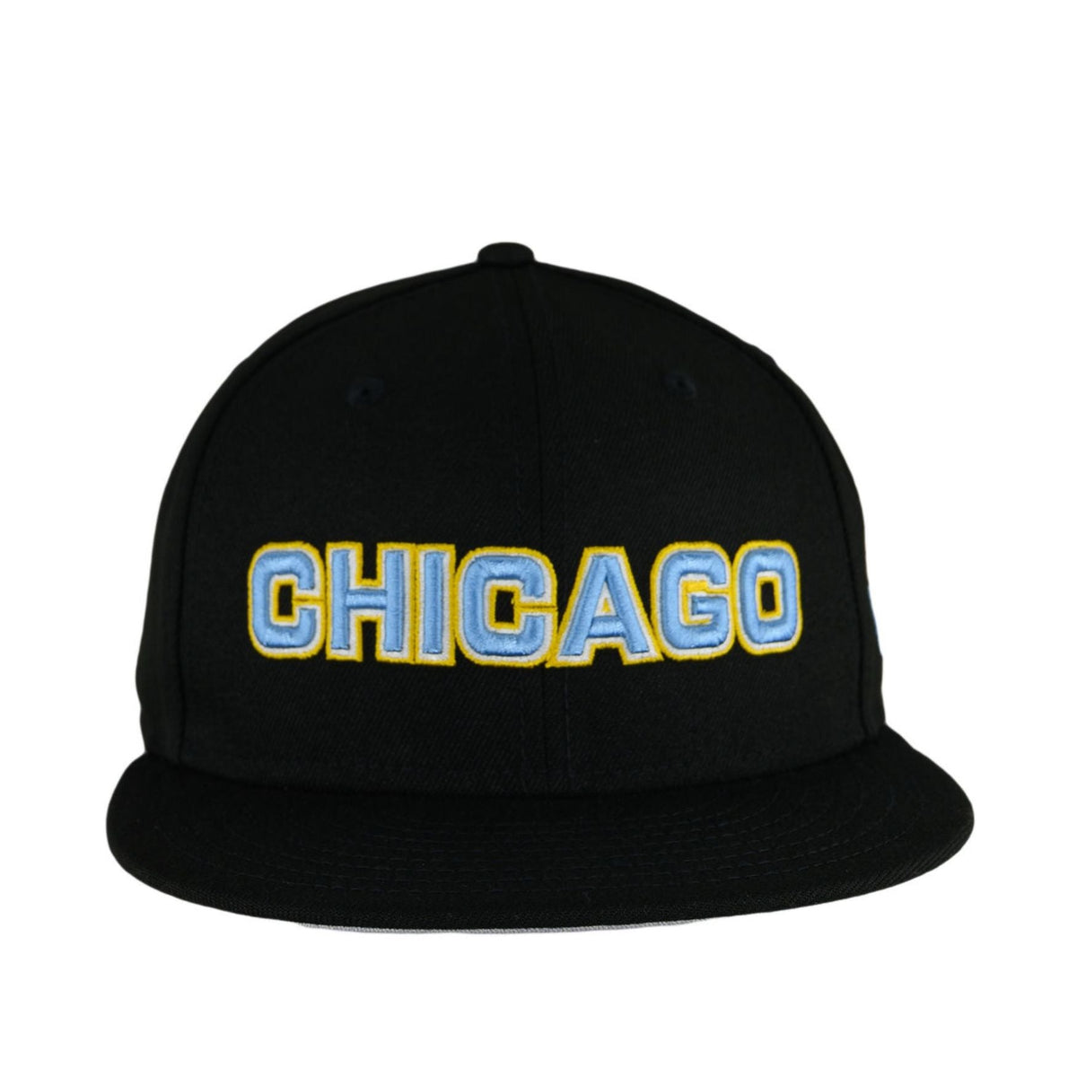 Chicago Sky Explorer Black New Era Snapback Hat product image 2, provided for visual reference and product detail review