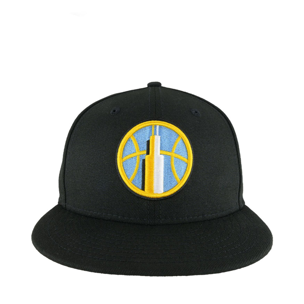 Chicago Sky Black New Era 9FIFTY Snapback Hat product image 2, provided for visual reference and product detail review