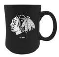 Chicago Blackhawks Black 19oz. Starter Ceramic Coffee Mug product image 1, provided for visual reference and product detail