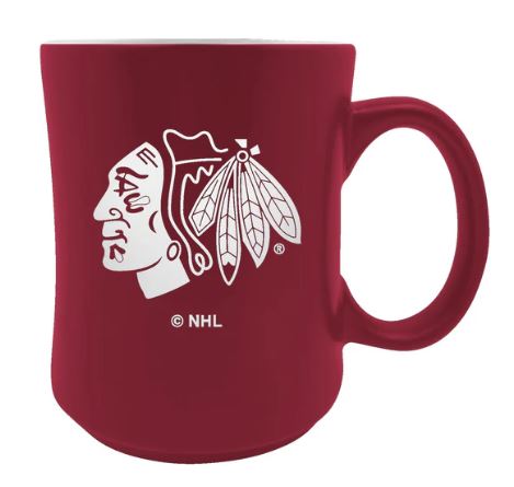 Chicago Blackhawks Red 19oz. Starter Ceramic Coffee Mug product image 1, provided for visual reference and product detail