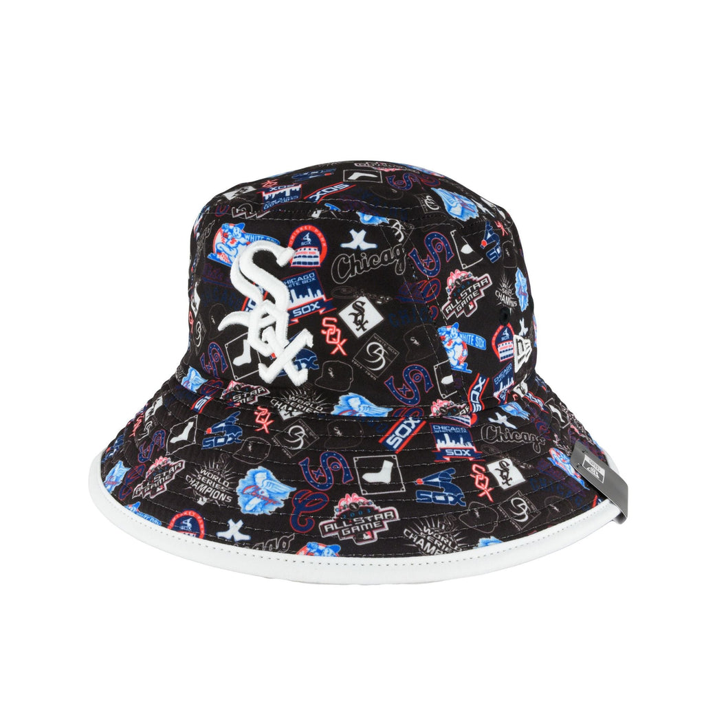 Chicago White Sox All Logos Bucket Hat product image 2, provided for visual reference and product detail review