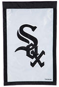 Chicago White Sox Double Sided Applique Flag product image 1, provided for visual reference and product detail review