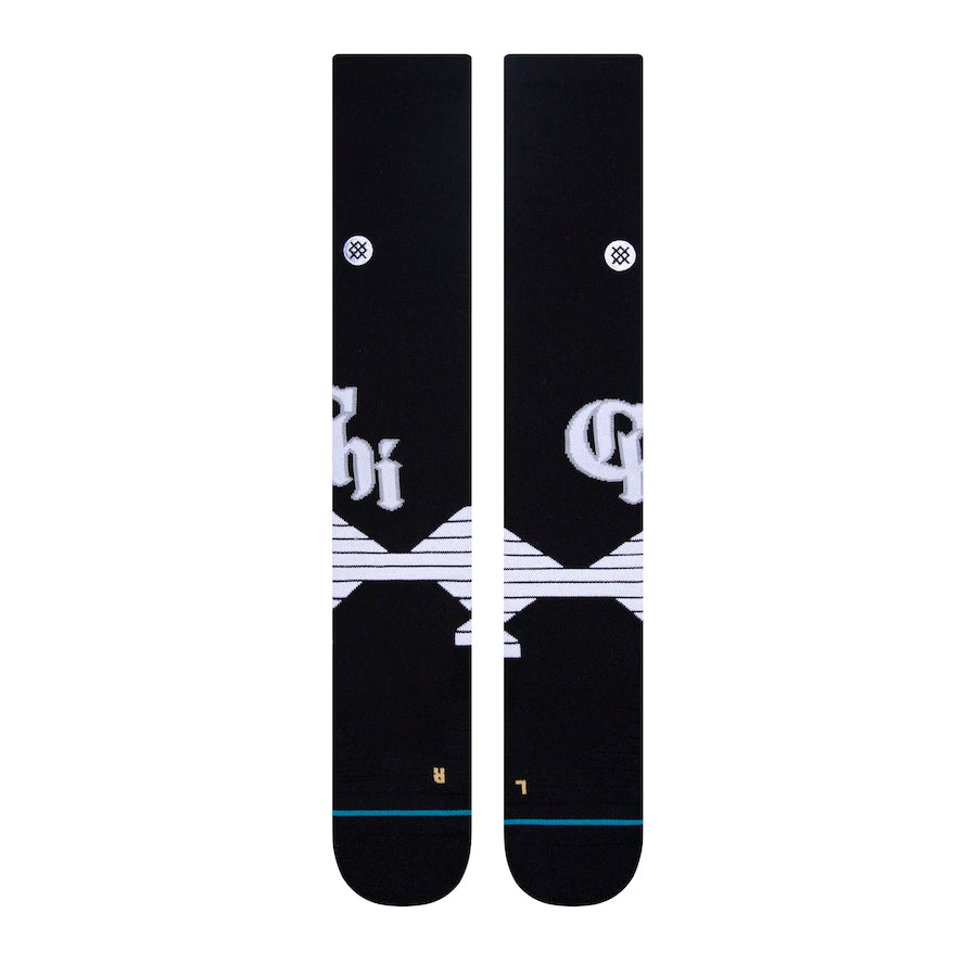 Chicago White Sox City Connect Over the Calf Socks - Men product image 2, provided for visual reference and product detail