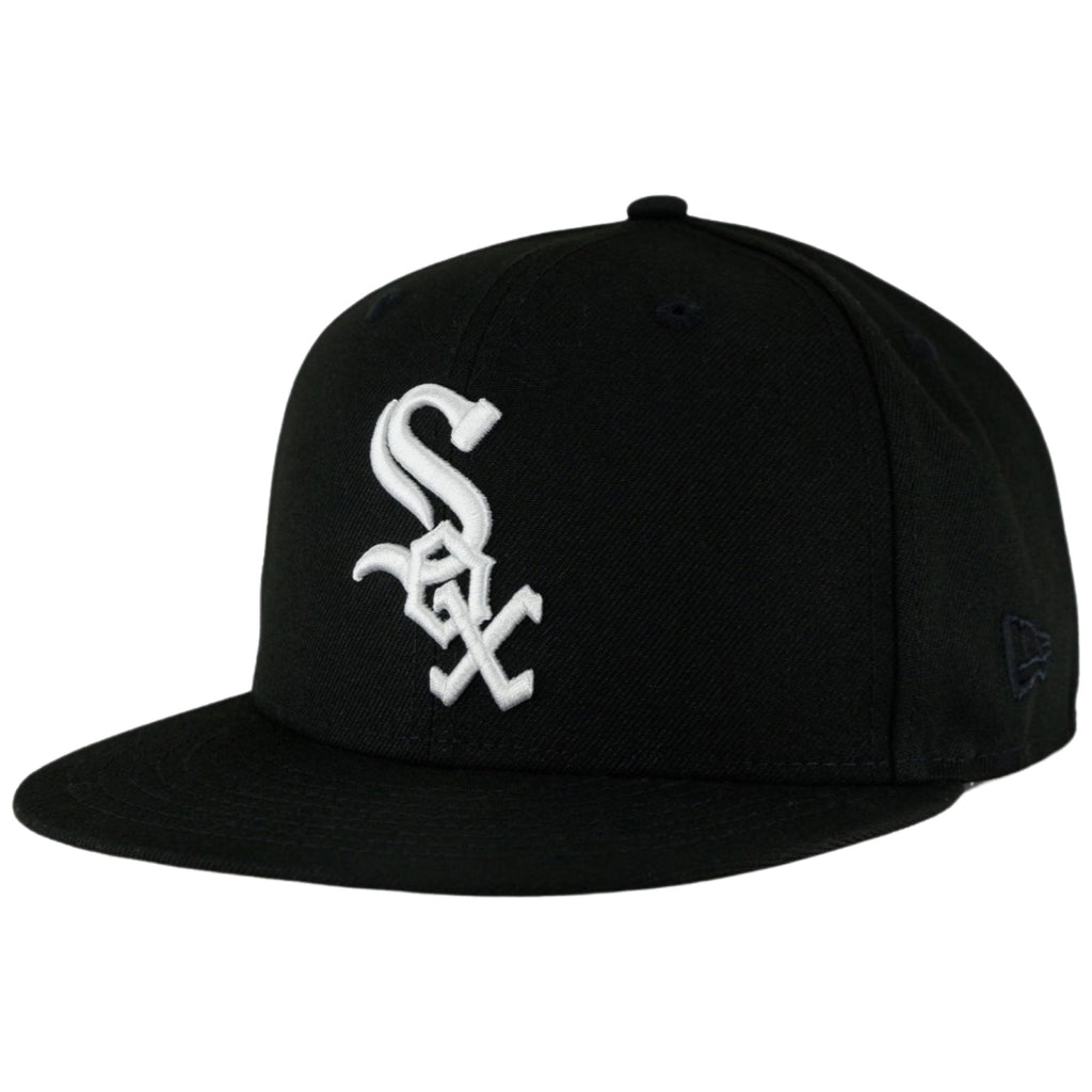 Chicago White Sox Black Grey 05' WS New Era 59FIFTY Fitted Hat product image 4, provided for visual reference and product