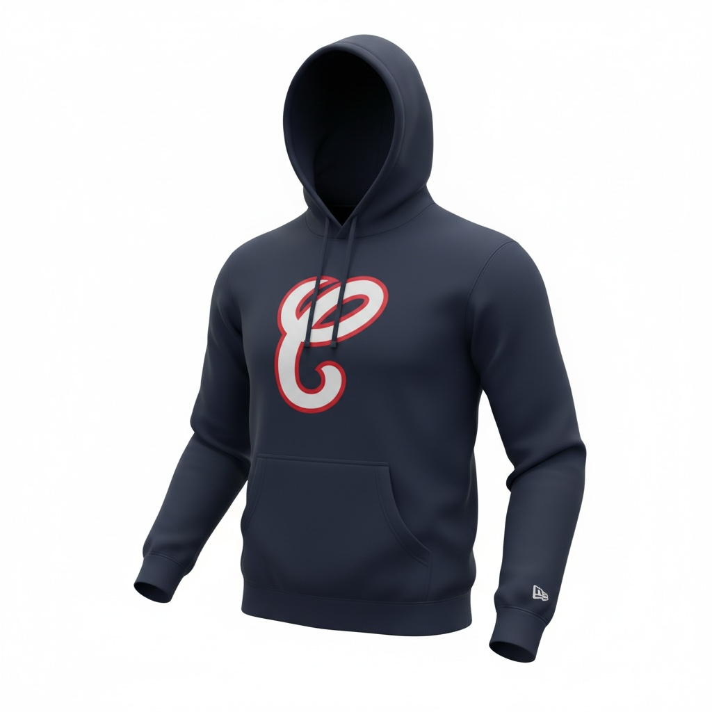 Chicago White Sox Script C New Era Navy Hoodie product image 1, provided for visual reference and product detail review