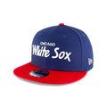 Chicago White Sox Chase Script Navy/Red New Era 9FIFTY Snapback Hat product image 1, provided for visual reference and