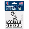Chicago White Sox South Siders 4" x 4" Perfect Cut Decal product image 1, provided for visual reference and product detail