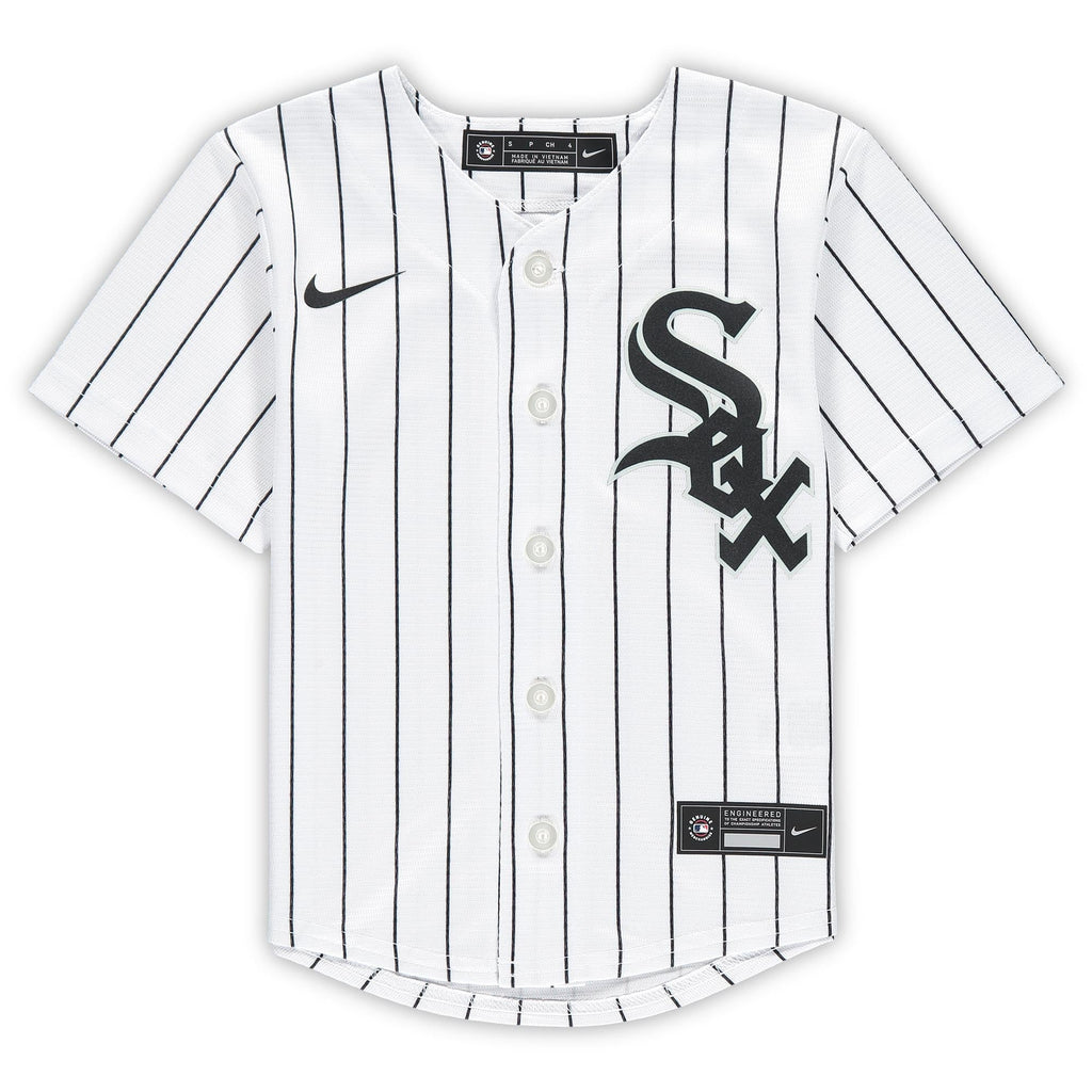 Chicago White Sox Nike Toddler Home Pinstripe Replica Jersey product image 2, provided for visual reference and product