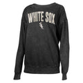 Chicago White Sox Mineral Wash Logo Fleece Women Pullover Crew product image 1, provided for visual reference and product