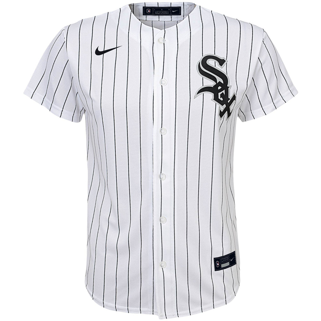 Chicago White Sox Nike Youth Home Pinstripe Replica Jersey product image 2, provided for visual reference and product detail