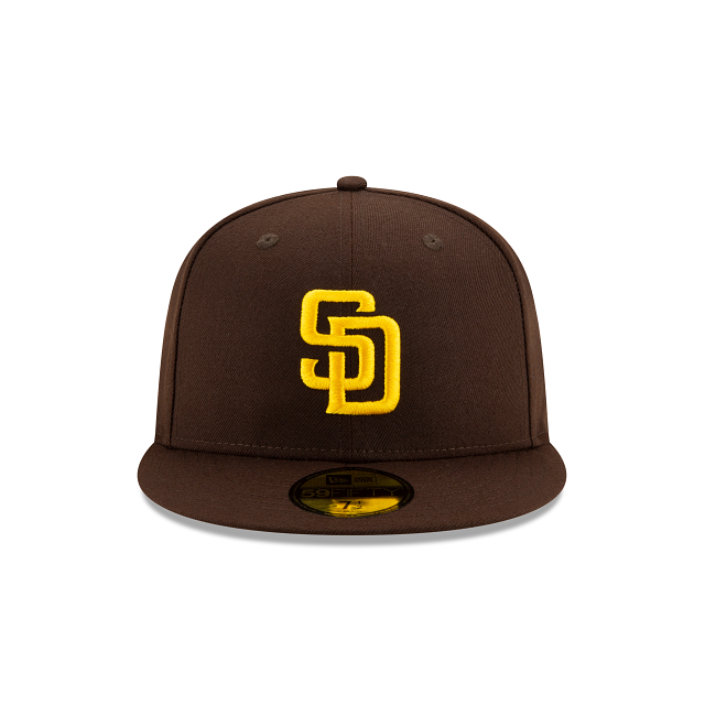 San Diego Padres MLB New Era Men Brown 59Fifty Authentic Collection On Field Fitted Hat product image 4, provided for visual