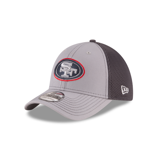 San Francisco 49Ers NFL New Era Men Grey 39Thirty Grayed Out Neo 2 Stretch Fit Hat product image 1, provided for visual