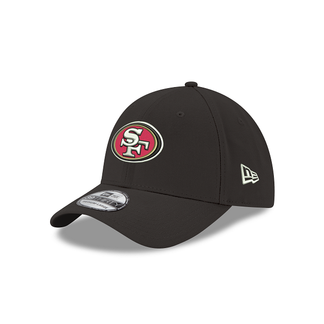 San Francisco 49ers NFL New Era Men Black 39Thirty Team Classic Stretch Fit Hat product image 1, provided for visual