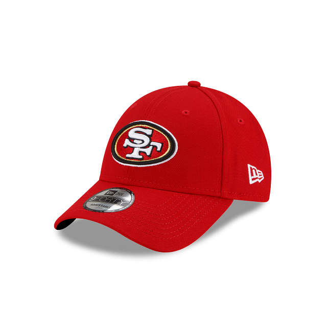 San Francisco 49ers NFL New Era Men Red 9Forty The League Adjustable Hat product image 1, provided for visual reference and