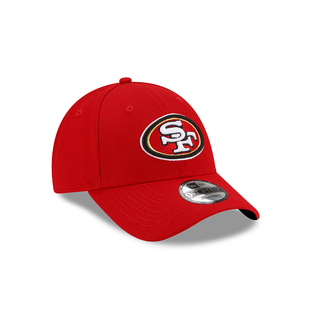 San Francisco 49ers NFL New Era Men Red 9Forty The League Adjustable Hat product image 7, provided for visual reference and