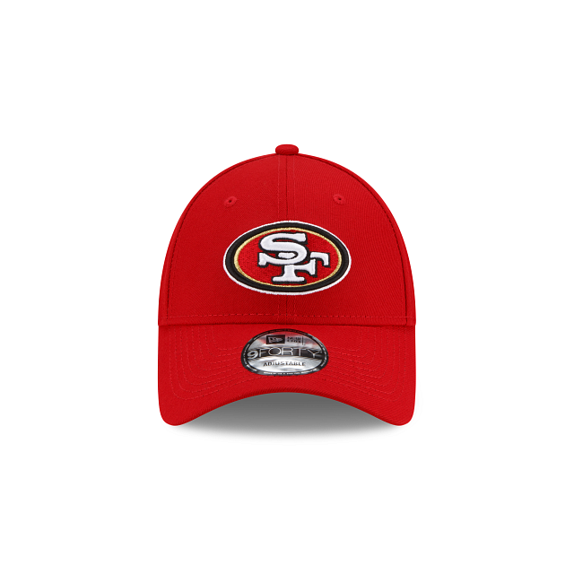 San Francisco 49ers NFL New Era Men Red 9Forty The League Adjustable Hat product image 6, provided for visual reference and