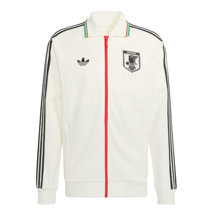 Japan National Team FIFA Adidas Men Off-White Away Anthem Jacket product image 1, provided for visual reference and product