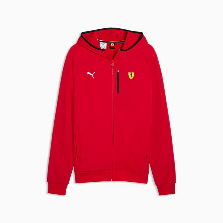 Scuderia Ferrari F1 Puma Men Red Race HDD PM1 Sweat Jacket product image 1, provided for visual reference and product detail