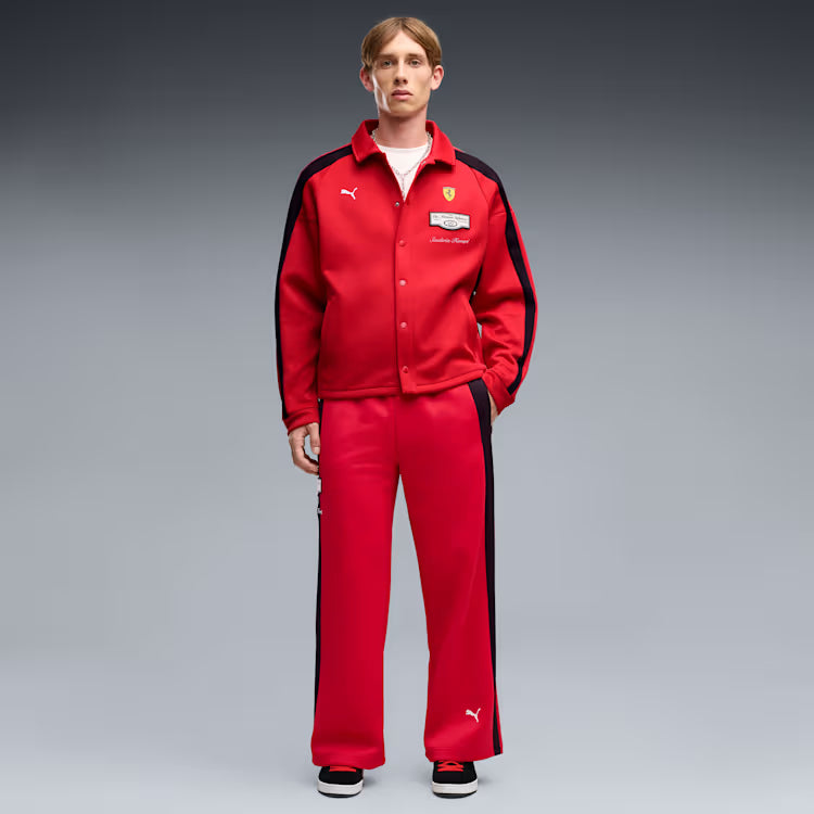 Scuderia Ferrari F1 Puma Men Red Race T7 Track Jacket product image 5, provided for visual reference and product detail