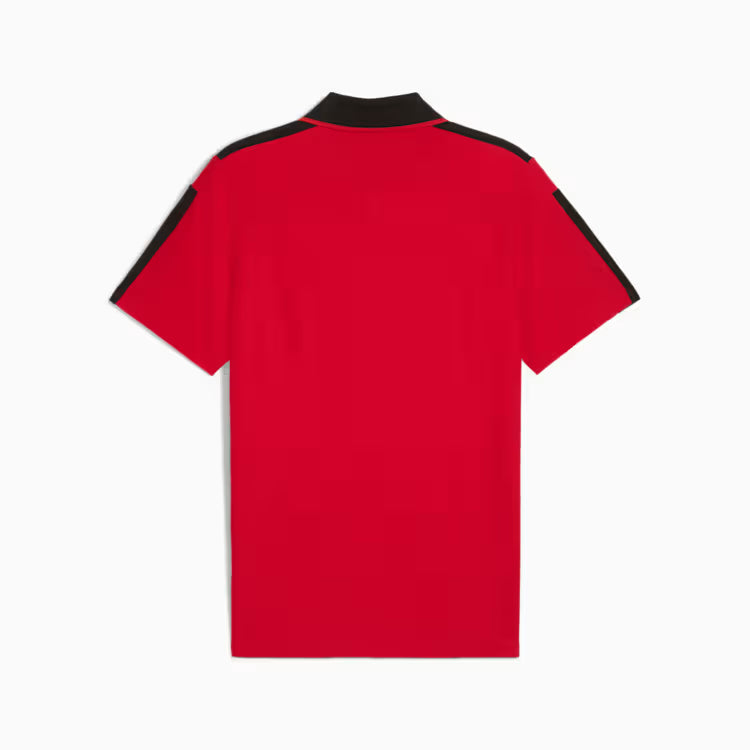 Scuderia Ferrari F1 Puma Men Red MT7 Race Polo Shirt product image 2, provided for visual reference and product detail review