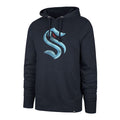 Seattle Kraken NHL 47 Brand Men Navy Imprint Headline Pullover Hoodie product image 1, provided for visual reference and