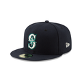 Seattle Mariners MLB New Era Men Navy 59Fifty Authentic Collection On Field Fitted Hat product image 1, provided for visual
