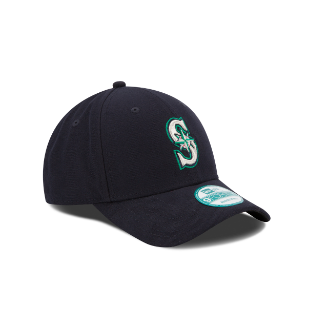 Seattle Mariners MLB New Era Men Navy 9Forty League Adjustable Hat product image 3, provided for visual reference and