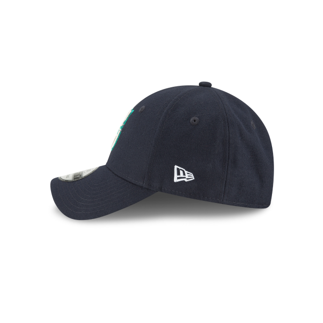 Seattle Mariners MLB New Era Men Navy 9Forty League Adjustable Hat product image 5, provided for visual reference and