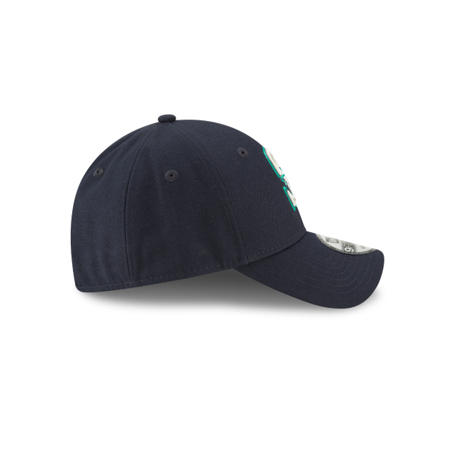 Seattle Mariners MLB New Era Men Navy 9Forty League Adjustable Hat product image 6, provided for visual reference and