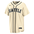 Seattle Mariners MLB Nike Men Cream Alternate Replica Jersey product image 1, provided for visual reference and product