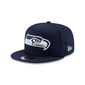 Seattle Seahawks NFL New Era Men Oceanside Blue 9Fifty Basic Snapback product image 1, provided for visual reference and